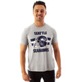 Gris - Back - NFL - T-shirt SEATTLE SEAHAWKS - Homme