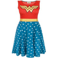 Rouge - bleu - Front - Wonder Woman - Déguisement robe - Femme