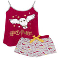 Gris - Bordeaux - Front - Harry Potter - Ensemble de pyjama court - Femme