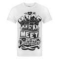Blanc - Front - Of Mice And Men - T-shirt DEDICATION - Homme