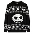 Noir - Blanc - Front - Nightmare Before Christmas - Pull - Adulte