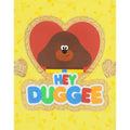 Jaune - Rouge - Marron - Pack Shot - Hey Duggee - T-shirt GLITTER HEART - Fille