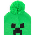 Vert - Noir - Pack Shot - Minecraft - Ensemble bonnet et gants