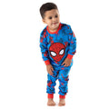 Bleu - Rouge - Back - Spider-Man - Ensemble de pyjama long - Enfant