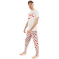 Blanc - Rouge - Side - Coca-Cola - Ensemble de pyjama - Homme