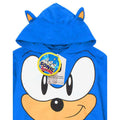Bleu - Close up - Sonic The Hedgehog - Sweat à capuche - Garçon