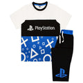 Noir - Bleu - Blanc - Front - Playstation - Ensemble de pyjama - Garçon