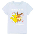 Bleu - Jaune - Orange - Front - Pokemon - T-shirt - Fille
