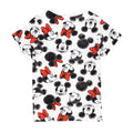 Blanc - Noir - Rouge - Back - Disney - T-shirt - Fille