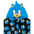 Noir - Bleu - Side - Sonic The Hedgehog - Peignoir - Enfant