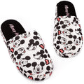 Blanc - Noir - Rose - Back - Mickey Mouse - Chaussons - Femme