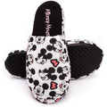 Blanc - Noir - Rose - Lifestyle - Mickey Mouse - Chaussons - Femme