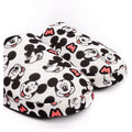 Blanc - Noir - Rose - Pack Shot - Mickey Mouse - Chaussons - Femme
