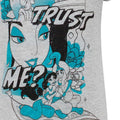 Gris - Bleu - Noir - Back - Aladdin - T-shirt TRUST ME - Fille