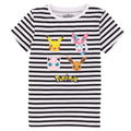 Noir - Blanc - Front - Pokemon - T-shirt - Fille