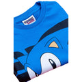 Bleu - Noir - Side - Sonic The Hedgehog - T-shirt - Garçon