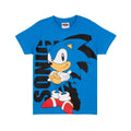 Bleu - Front - Sonic The Hedgehog - T-shirt - Garçon