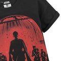 Rouge vif - Noir - Side - Star Wars: Rogue One - T-shirt - Garçon