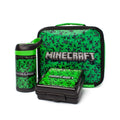 Vert - Noir - Front - Minecraft - Ensemble Sac à déjeuner