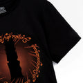 Noir - Orange - Pack Shot - The Lord Of The Rings - T-shirt MORDOR - Homme