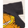 Noir - Orange - Back - Garfield - T-shirt court - Fille
