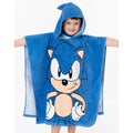 Bleu - Pack Shot - Sonic The Hedgehog - Poncho - Enfant
