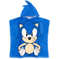 Bleu - Front - Sonic The Hedgehog - Poncho - Enfant