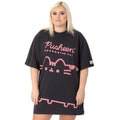Gris charbon - Rose - Front - Pusheen - Robe t-shirt - Femme