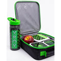 Noir - Vert - Side - Xbox - Sac à déjeuner et gourde