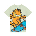 Vert pastel - Front - Garfield - T-shirt - Enfant