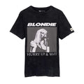 Noir - Blanc - Front - Blondie - T-shirt HURRY UP & WAIT - Adulte