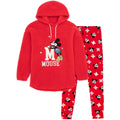 Rouge - Front - Mickey Mouse - Ensemble de pyjama - Femme