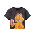 Charbon - Orange - Front - Garfield - T-shirt court - Femme