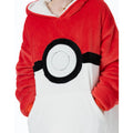 Rouge - Blanc - Noir - Pack Shot - Pokemon - Sweat à capuche couverture - Enfant