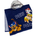 Bleu marine - Gris - Side - Paw Patrol - Poncho de bain - Enfant