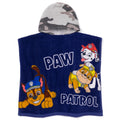 Bleu marine - Gris - Front - Paw Patrol - Poncho de bain - Enfant