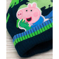 Bleu - Vert - Lifestyle - Peppa Pig - Ensemble bonnet et gants - Enfant