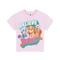 Violet pastel - Marron - Back - Paw Patrol - T-shirts BELIEVE IN YOURSELF - Fille