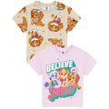 Violet pastel - Marron - Front - Paw Patrol - T-shirts BELIEVE IN YOURSELF - Fille