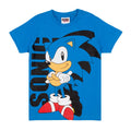 Bleu - Front - Sonic The Hedgehog - T-shirt - Garçon