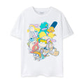 Blanc - Front - Nickelodeon - T-shirt CLASSIC 90'S - Homme