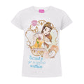 Blanc - Front - Beauty And The Beast - T-shirt BEAUTY IS FOUND WITHIN - Fille