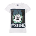 Blanc - Front - Disney - T-shirt SELFIE - Enfant