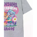 Gris - Side - Paw Patrol - T-shirt PAWSOME FRIENDSHIPS - Fille