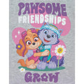Gris - Pack Shot - Paw Patrol - T-shirt PAWSOME FRIENDSHIPS - Fille