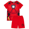 Rouge - Front - Iron Man - Ensemble de pyjama court - Garçon