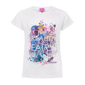Blanc - Rose - Bleu - Front - Cinderella - T-shirt REALITY IS JUST A FAIRY TALE - Fille