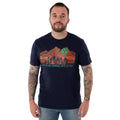 Bleu marine - Side - Yellowstone - T-shirt - Homme