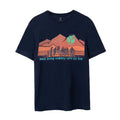Bleu marine - Front - Yellowstone - T-shirt - Homme