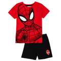 Noir - Rouge - Front - Spider-Man - Ensemble de pyjama - Garçon